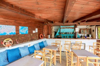villa ariadni skiarthos pool bar